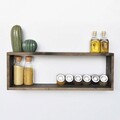 Raft de perete, Evila Originals, Aa050, 70x25x13 cm, Lemn, Maro