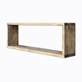 Raft de perete, Evila Originals, Aa050, 70x25x13 cm, Lemn, Maro