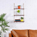 Raft de perete, Evila Originals, Raf236, 60x120x14 cm, Lemn, Maro