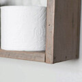Raft de perete, Evila Originals, Raf250, 30x60x9 cm, Lemn, Maro