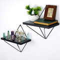 Raft de perete, Evila Originals, Wr059, Metal, Negru