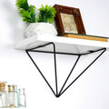Raft de perete, Evila Originals, Wr060, MDF , Alb/Negru