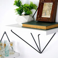 Raft de perete, Evila Originals, Wr060, MDF , Alb/Negru