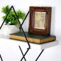 Raft de perete, Evila Originals, Wr057, Metal, Alb