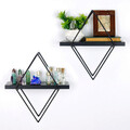 Raft de perete, Evila Originals, Wr058, Metal, Negru
