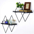 Raft de perete, Evila Originals, Wr058, Metal, Negru