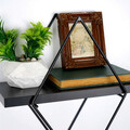 Raft de perete, Evila Originals, Wr058, Metal, Negru