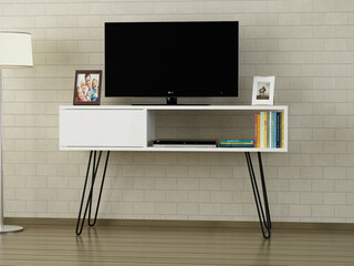 120x68.5x29.5 cm, Alb