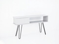 Comoda TV, Furny Home, Lara, 120x68.5x29.5 cm, Alb