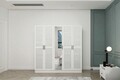 Set mobilier dormitor, Glenevis, Nil 105, Alb