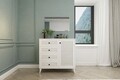 Set mobilier dormitor, Glenevis, Nil 105, Alb