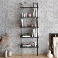 Corp biblioteca, Hadley, Paula, 60x174x22 cm, PAL, Negru