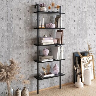 60x174x22 cm, Negru
