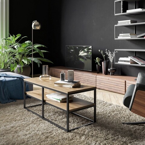 Masuta de cafea, Hadley, Forteaus, PAL, Nuc / Negru