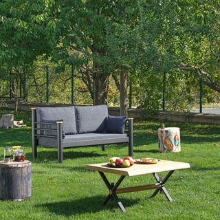 155x86x80 cm, Negru;Antracit