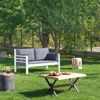 155x86x80 cm, Alb;Antracit