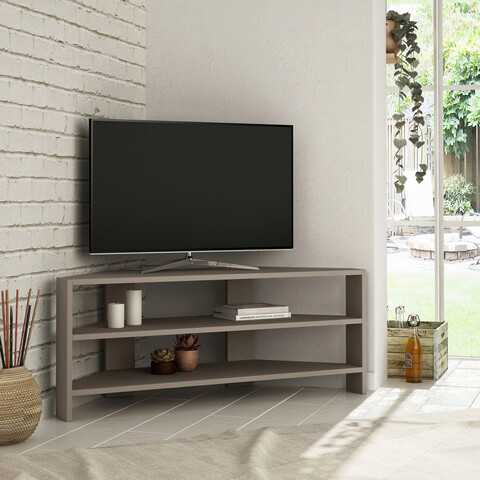 Comoda TV, Homitis, Thales Corner, 114x45x36 cm, PAL, Mocha
