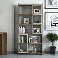 Corp biblioteca, Hommy Craft, Box, 80x170x22 cm, PAL, Maro/Crem