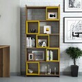 Corp biblioteca, Hommy Craft, Box, 80x170x22 cm, PAL, Nuc / Galben