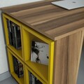 Birou, Hommy Craft, Box, 120x75x65 cm, PAL, Nuc / Galben