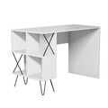 Birou, Hommy Craft, Extra, 120x78 cm, PAL, Alb/Negru