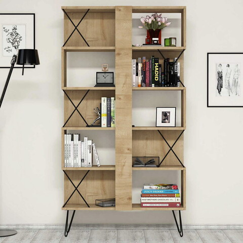 Corp biblioteca, Hommy Craft, Extra, 90x167 cm, PAL, Stejar
