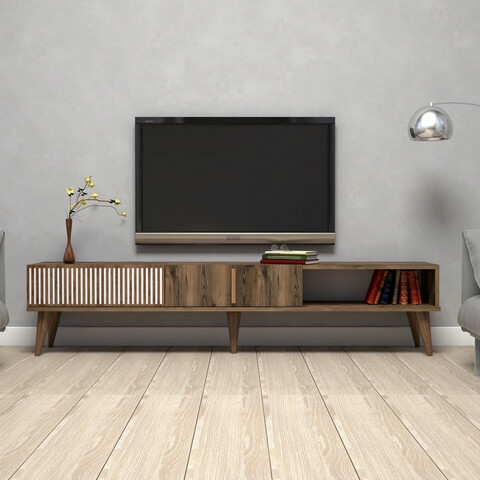 Comoda TV, Hommy Craft, Milan, 180x40x35 cm, PAL, Maro