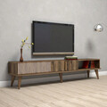 Comoda TV, Hommy Craft, Milan, 180x40x35 cm, PAL, Maro