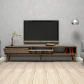 Comoda TV, Hommy Craft, Milan, 180x40x35 cm, PAL, Maro