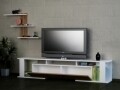 Comoda TV, Wooden Art, Game White Walnut, 180x29.6x36.8 cm