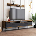 Comoda TV, Hommy Craft, Istanbul, 180x47x35 cm, PAL, Nuc / Antracit