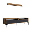 Comoda TV, Hommy Craft, Istanbul, 180x47x35 cm, PAL, Nuc / Antracit