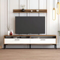 Comoda TV, Hommy Craft, Istanbul, 180x47x35 cm, PAL, Nuc/Alb