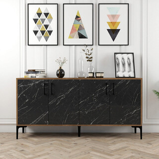 160x78x35 cm, Maro;Negru