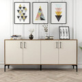 Consola, Hommy Craft, Kiev, 180x78x35 cm, PAL, Maro/Crem