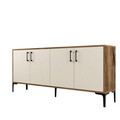 Consola, Hommy Craft, Kiev, 180x78x35 cm, PAL, Maro/Crem
