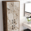 Dulap multifunctional, Hommy Craft, Berlin A, 60x200x35 cm, PAL, Nuc/Alb