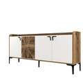 Consola, Hommy Craft, Venedik, 180x78x35 cm, PAL, Nuc/Alb