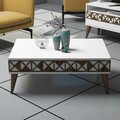 Set mobilier living, Hommy Craft, Line, PAL, Alb