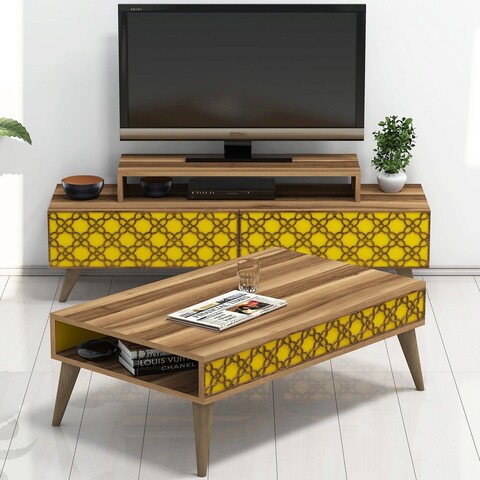 Set mobilier living, Hommy Craft, City, PAL, Nuc / Galben