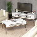 Set mobilier living, Hommy Craft, Ekol, PAL, Alb