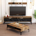 Set mobilier living, Hommy Craft, Istanbul, Nuc / Negru