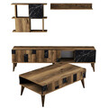 Set mobilier living, Hommy Craft, Madrid, PAL, Nuc / Negru