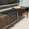 Set mobilier living, Hommy Craft, Milan, Nuc / Negru