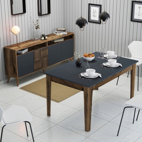 Set mobilier living, Hommy Craft, Milan 521, PAL, Nuc / Antracit