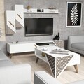 Set mobilier living, Hommy Craft, Beril, PAL, Alb
