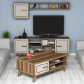 Set mobilier living, Hommy Craft, Ayla, PAL, Maro/Crem