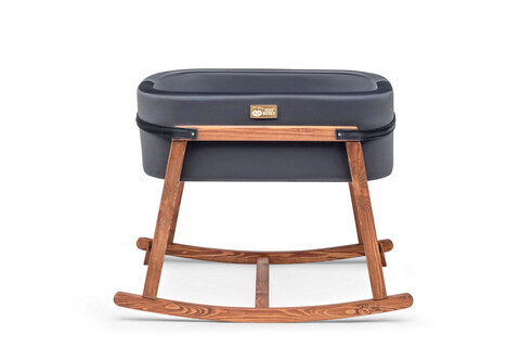 Balansoar bebelusi, Hudson, Hier, Lemn, Negru / Stejar