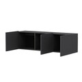 Comoda TV, Inarch, White, 150x44x31 cm, PAL, Antracit