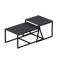 Masuta de cafea, Inarch, Minimal, 75x38x50 cm, PAL, Antracit